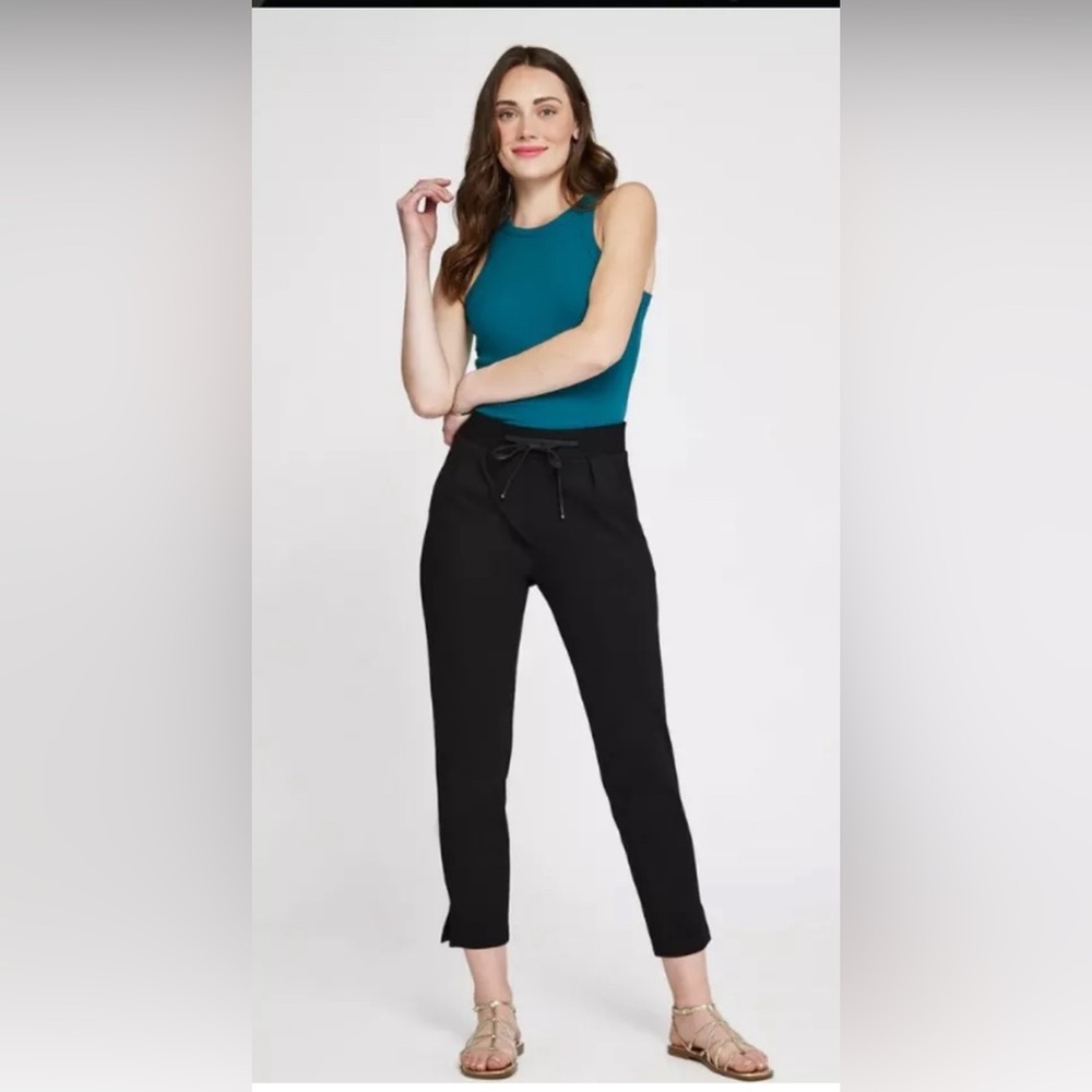 Betabrand Skinny Leg SoHo Jogger Dress Pant •M• Yoga Pants Blue W1528 NW